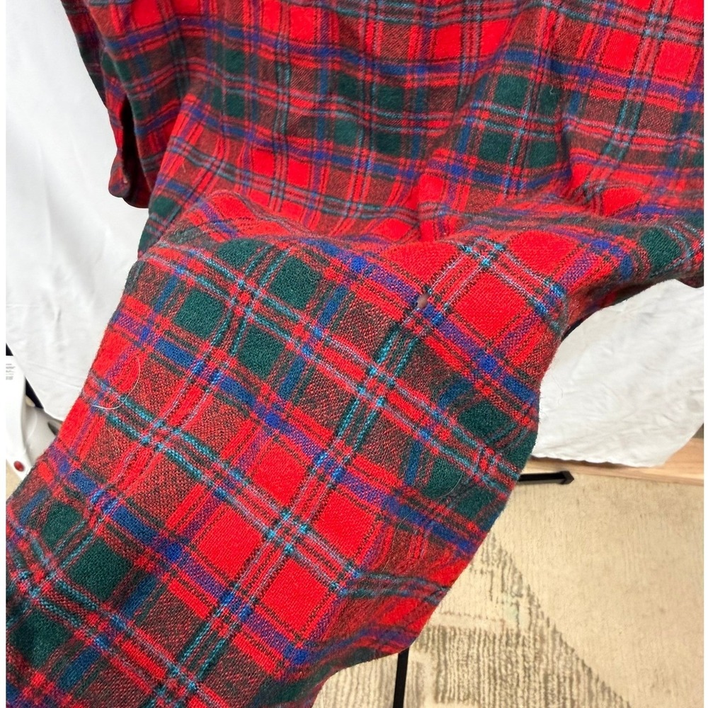 Vintage Pendleton Tartan Plaid 100% Pure Wool Made‎ in USA Flannel Sz M - Picture 8 of 9